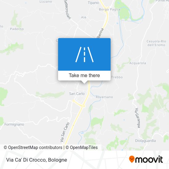 Via Ca' Di Crocco map