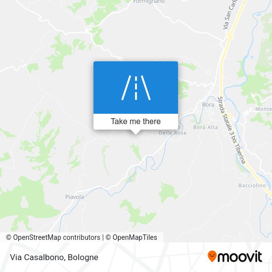 Via Casalbono map