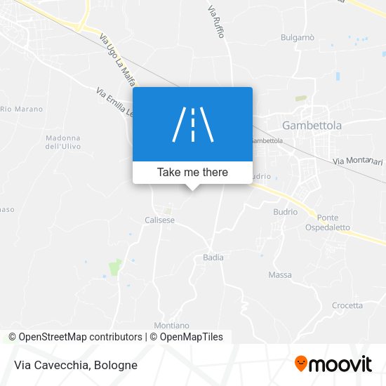 Via Cavecchia map