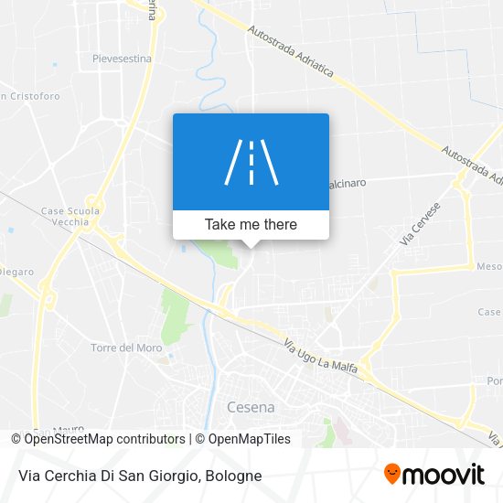 Via Cerchia Di San Giorgio map