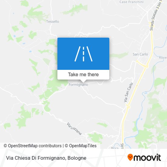 Via Chiesa Di Formignano map