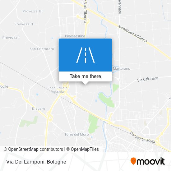 Via Dei Lamponi map