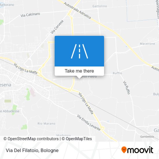 Via Del Filatoio map