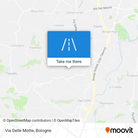 Via Delle Motte map