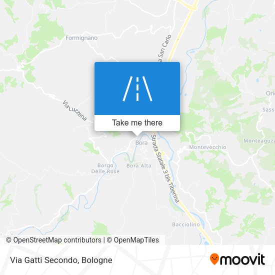 Via Gatti Secondo map