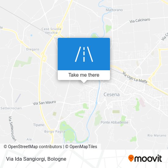 Via Ida Sangiorgi map