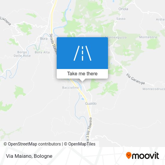 Via Maiano map