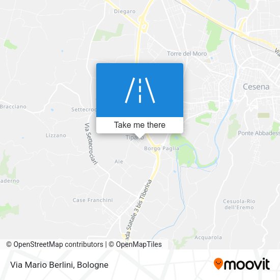 Via Mario Berlini map