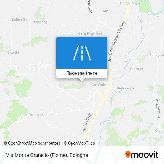 Via Monte Granello (Fixme) map