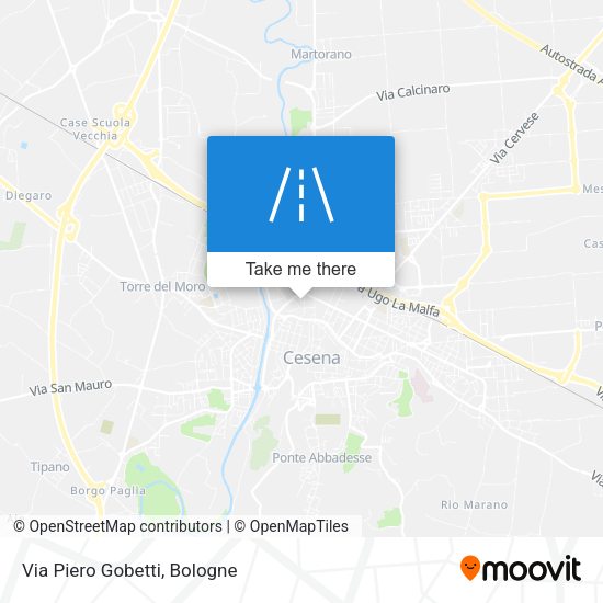 Via Piero Gobetti map