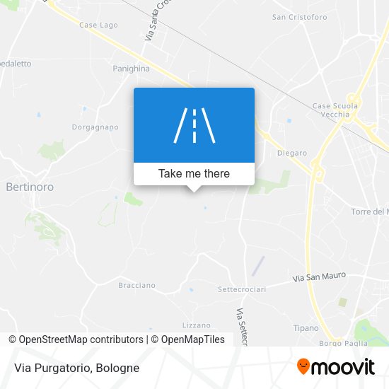 Via Purgatorio map