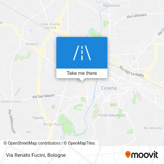 Via Renato Fucini map