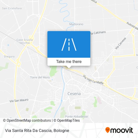 Via Santa Rita Da Cascia map