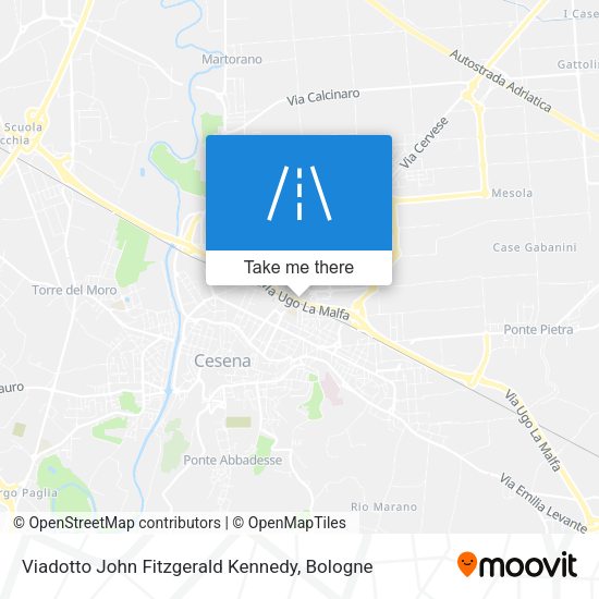 Viadotto John Fitzgerald Kennedy map