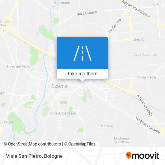 Viale San Pietro map