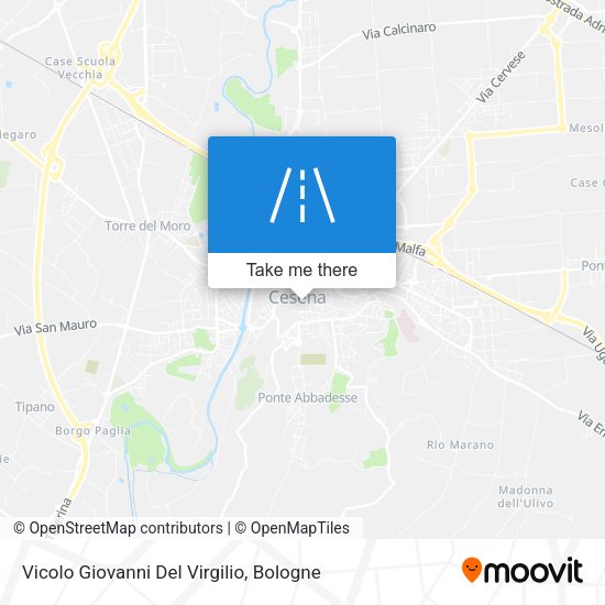 Vicolo Giovanni Del Virgilio map