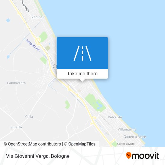 Via Giovanni Verga map