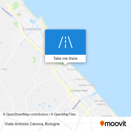 Viale Antonio Canova map