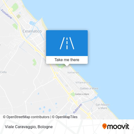 Viale Caravaggio map