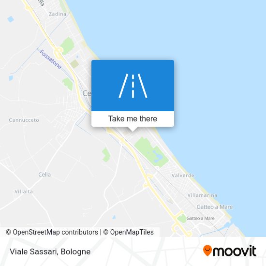 Viale Sassari map
