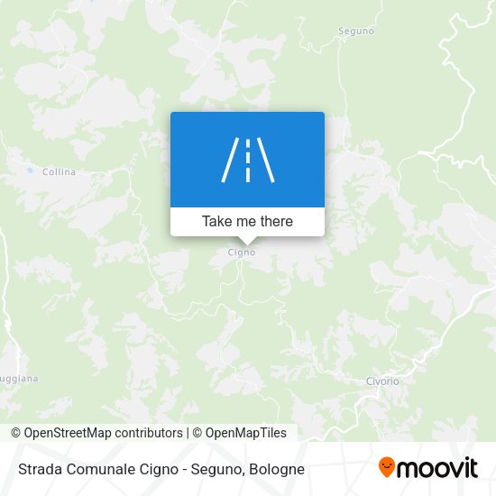 Strada Comunale Cigno - Seguno map