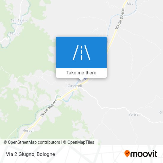 Via 2 Giugno map
