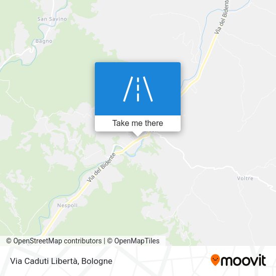 Via Caduti Libertà map