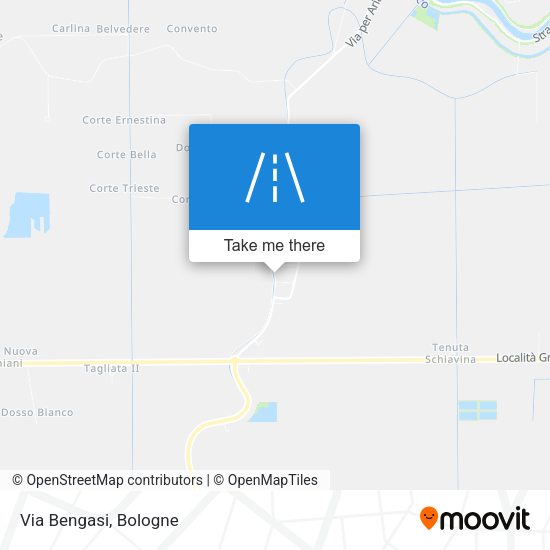 Via Bengasi map