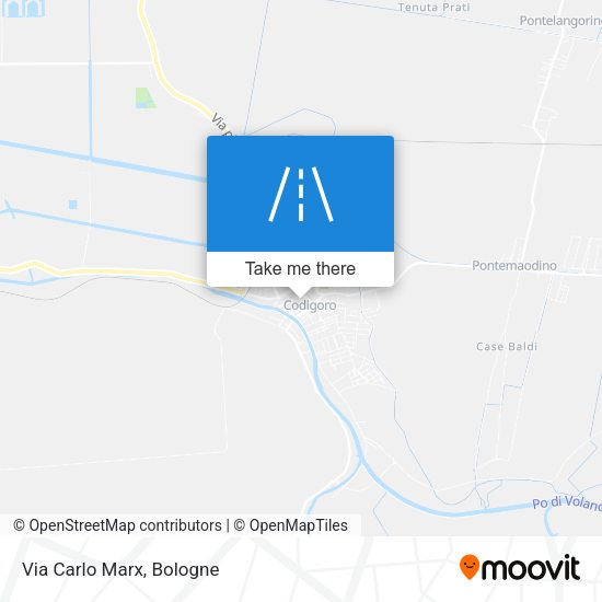 Via Carlo Marx map
