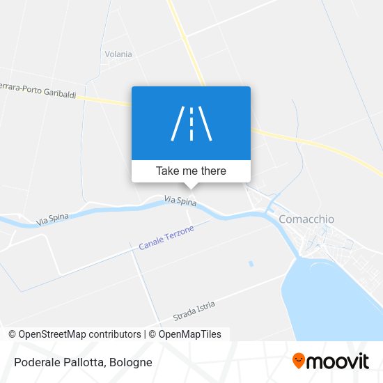 Poderale Pallotta map