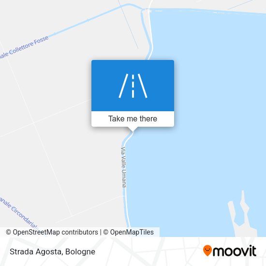 Strada Agosta map