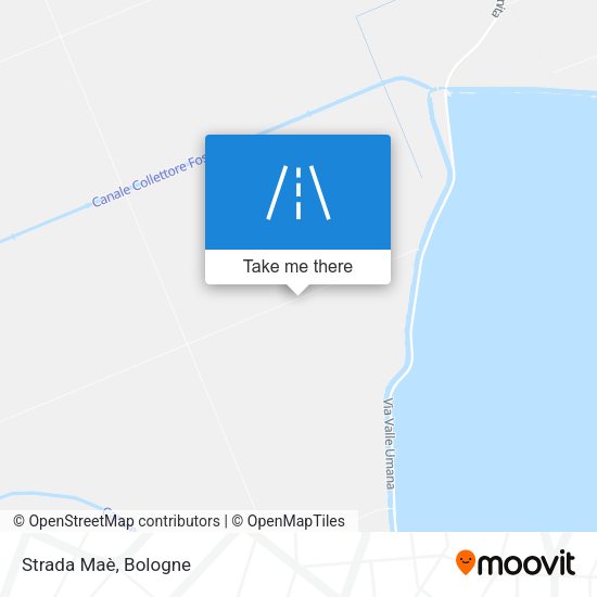 Strada Maè map