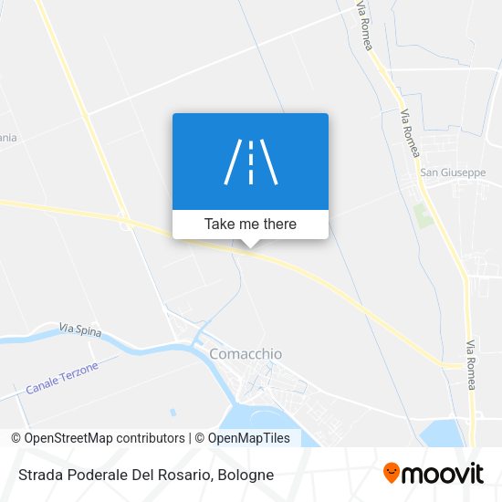 Strada Poderale Del Rosario map
