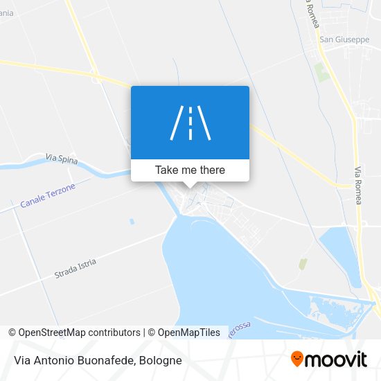 Via Antonio Buonafede map