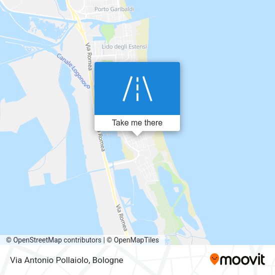 Via Antonio Pollaiolo map