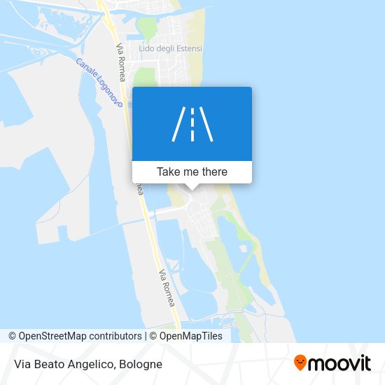 Via Beato Angelico map
