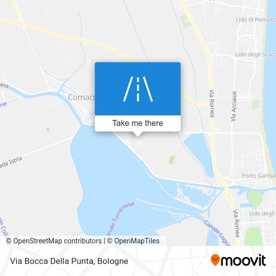 Via Bocca Della Punta map