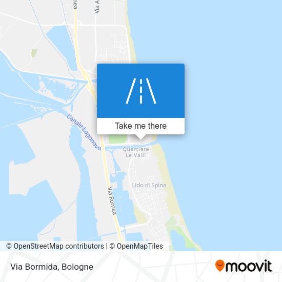 Via Bormida map