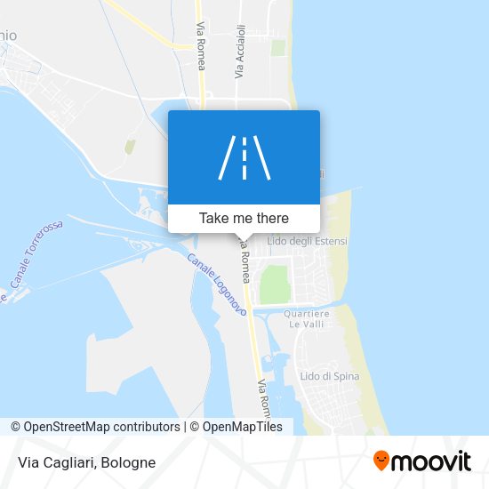 Via Cagliari map