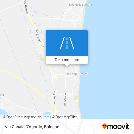 Via Canale D'Agordo map