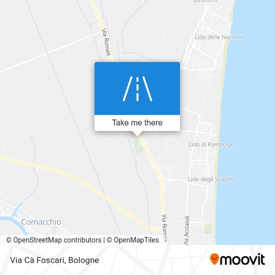 Via Cà Foscari map