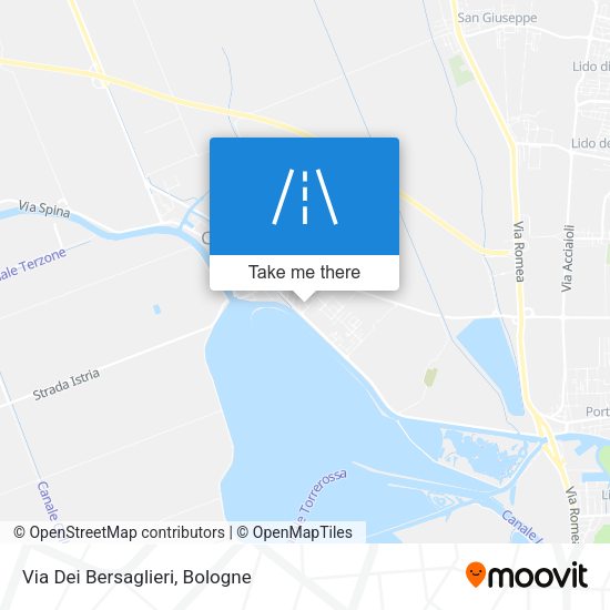 Via Dei Bersaglieri map