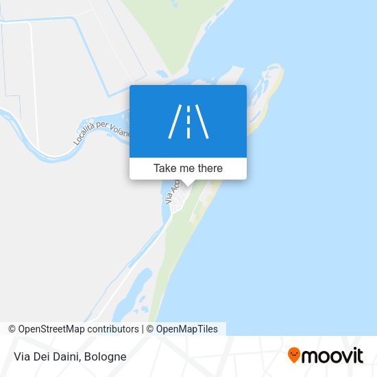 Via Dei Daini map