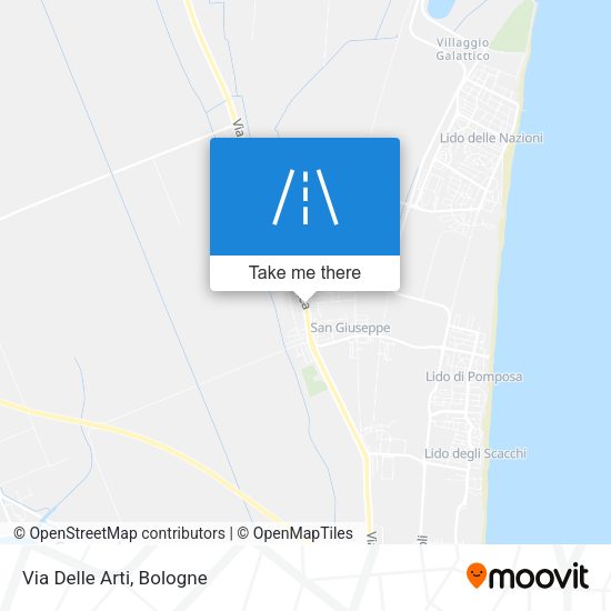 Via Delle Arti map