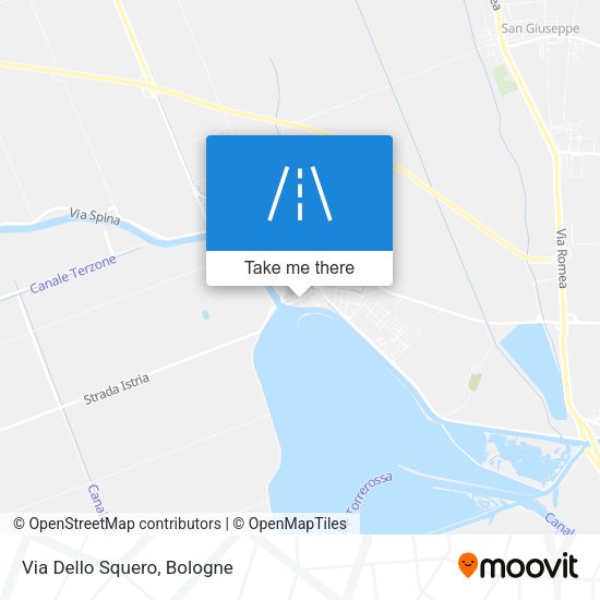 Via Dello Squero map