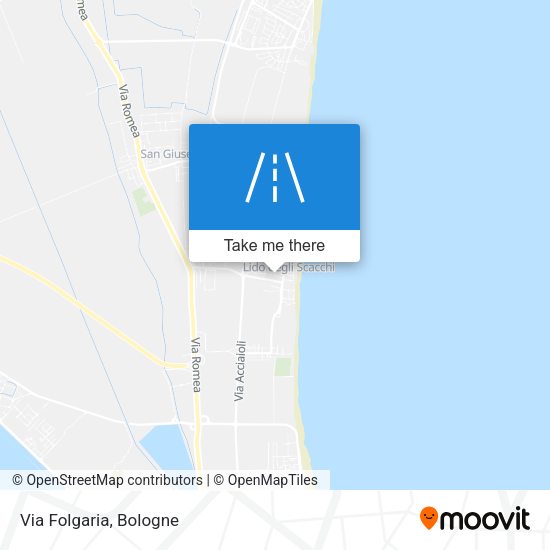Via Folgaria map