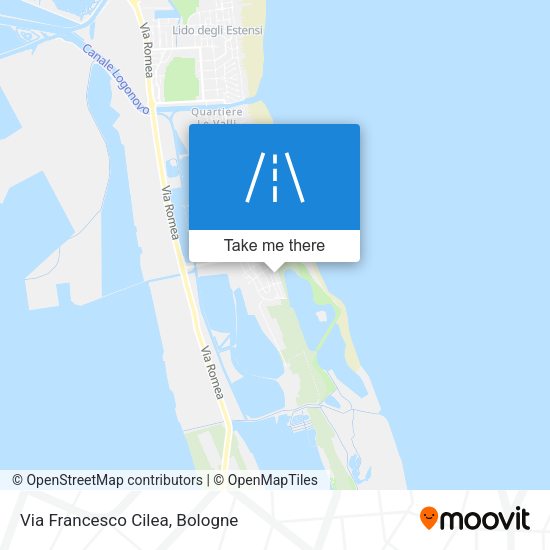 Via Francesco Cilea map