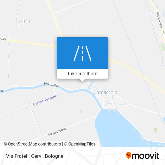 Via Fratelli Cervi map