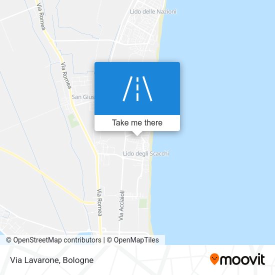 Via Lavarone map