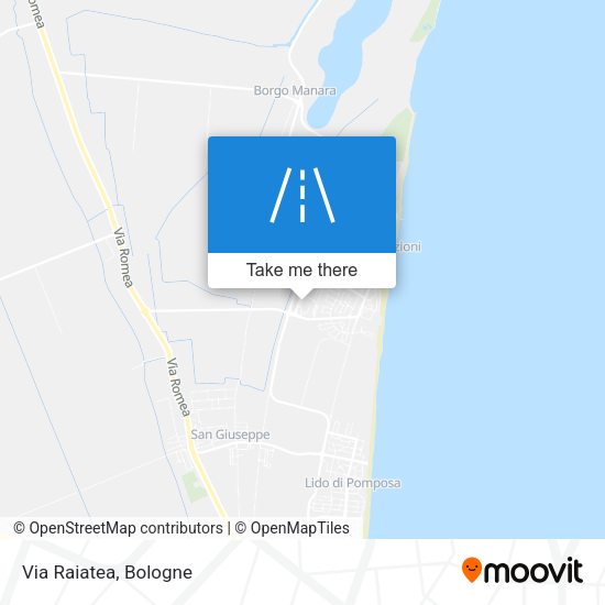 Via Raiatea map